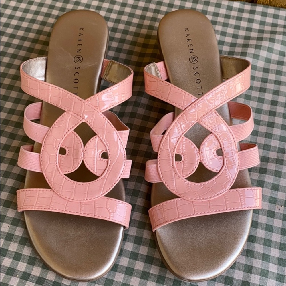 Karen Scott Heeled Sandals Size 8.5